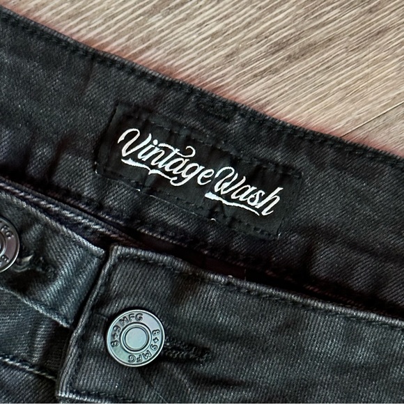 8&9MFG Black Strapped Up Vintage Wash Utility
Jeans - Picture 8 of 11
